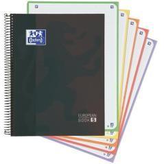 Oxford classic cuaderno europeanbook 5 multiasignatura a4+ 120h 1 lÍnea t/extraduras negro - Imagen 1