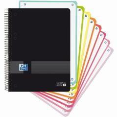 Oxford cuaderno europeanbook 8 live&go multiasignatura a5+ 160h 5x5 t/plÁstico negro - Imagen 1