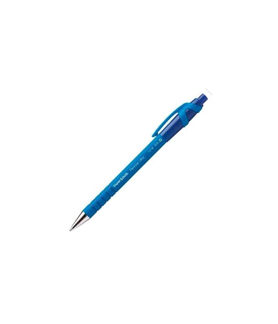 Paper mate bolÍgrafo flexgrip ultra retrÁctil azul caja de 30+6 - Imagen 1