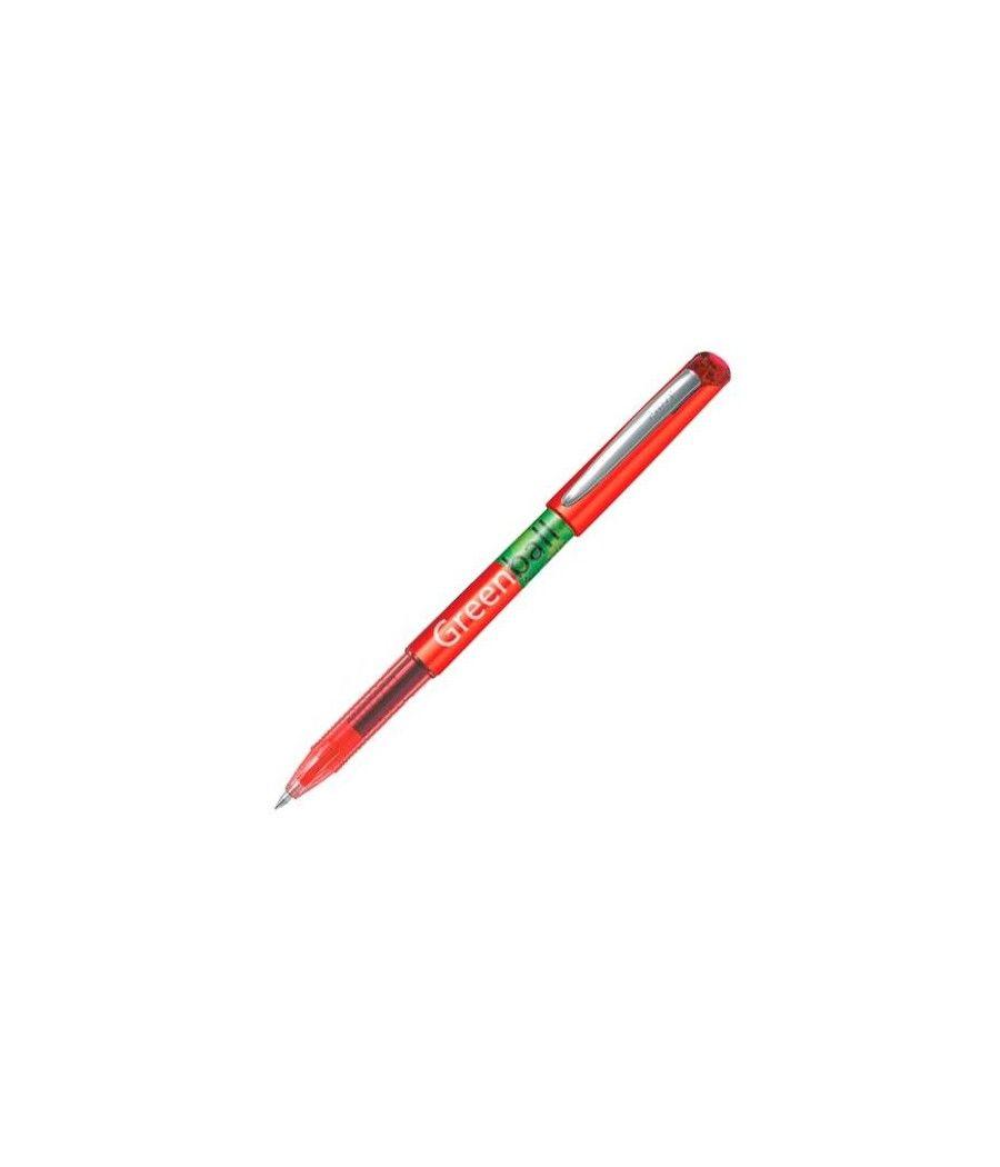 Pilot roller green-ball 0,7 begreen tinta lÍquida rojo - Imagen 1