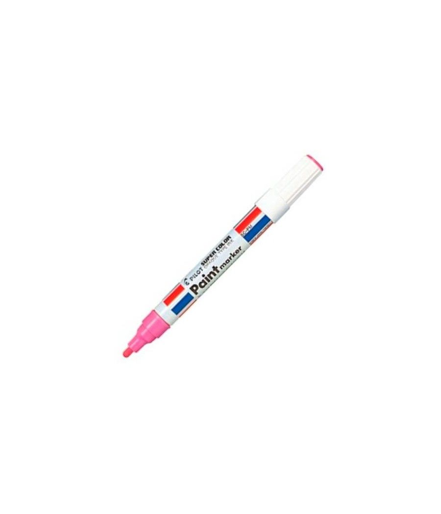 Pilot marcador permanente sc-pm uso industrial punta de fibra redonda rosa - Imagen 1