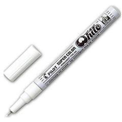 Pilot marcador permanente desechable blanco extrafino -12u- - Imagen 1