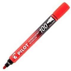 Pilot rotulador permanente sca-100 rojo