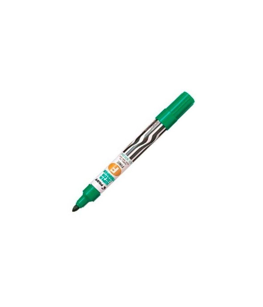 Pilot marcador permanente sca-f recargable verde -12u- - Imagen 1
