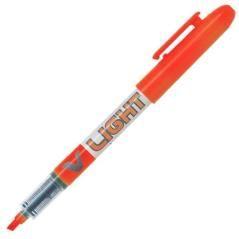 Pilot marcador fluorescente v light naranja