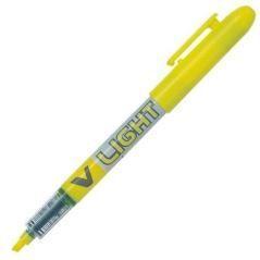 Pilot marcador fluorescente v light amarillo