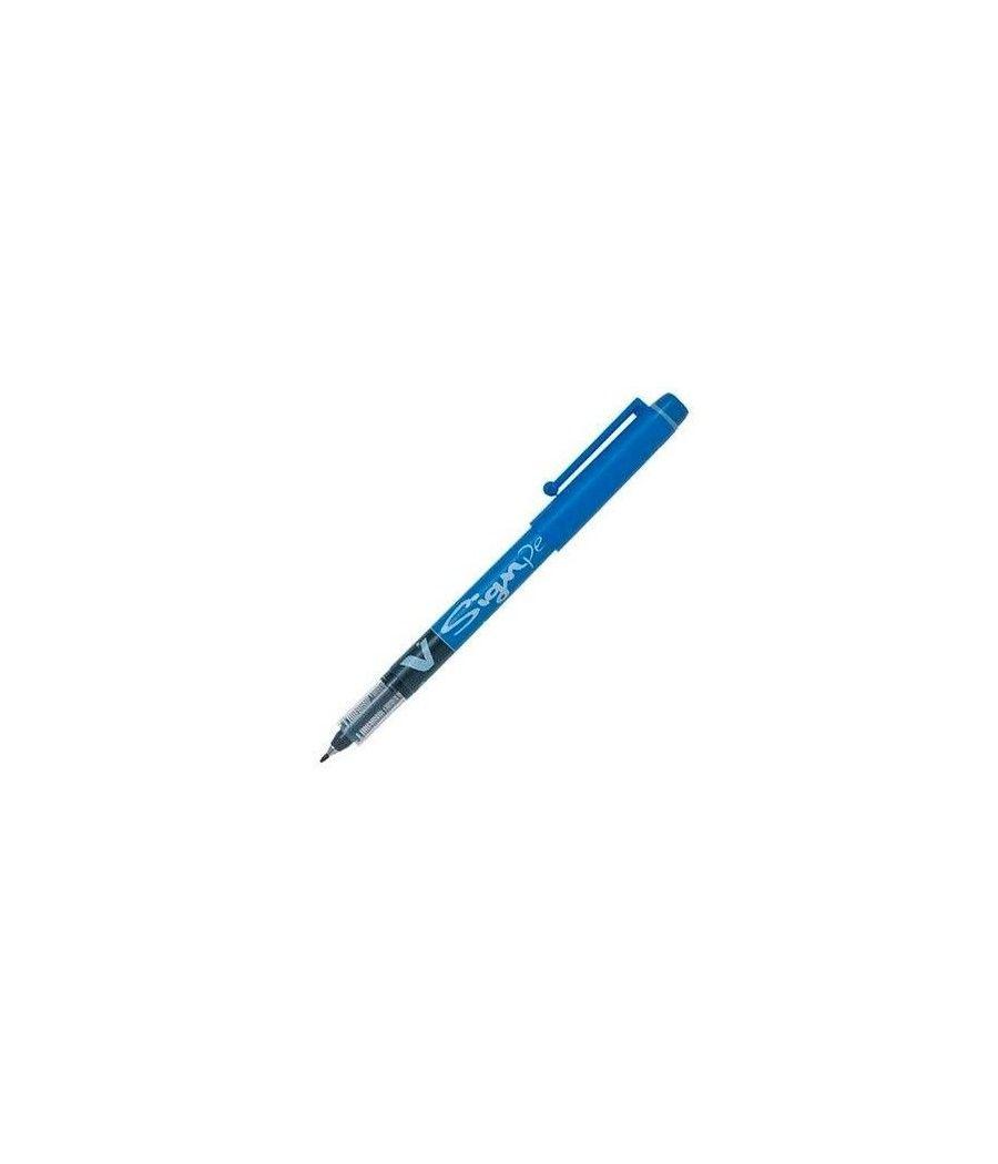 Pilot vsign pen trazo 0,6mm azul -12u- - Imagen 1