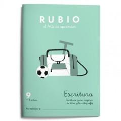 Rubio cuaderno de escritura nº 9 - Imagen 1