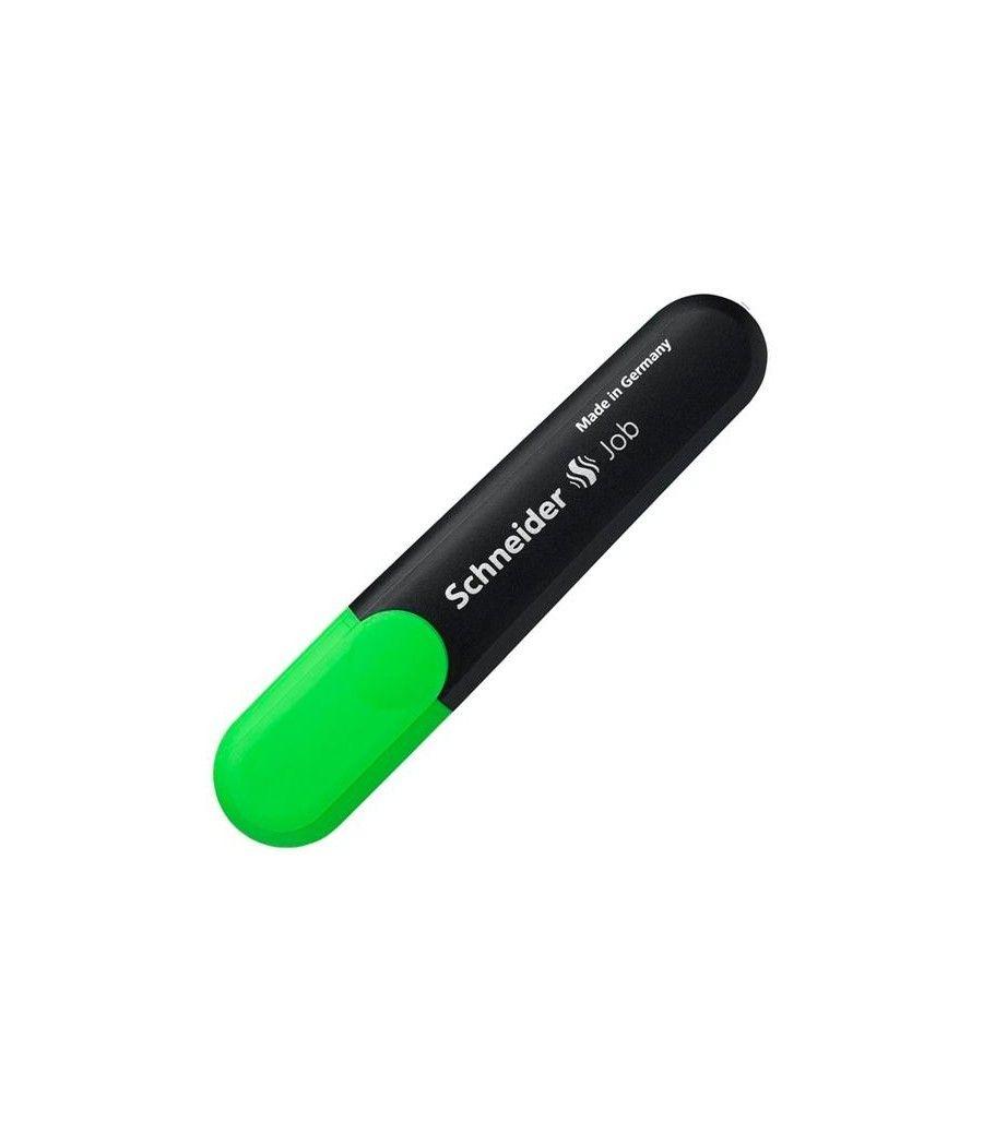 Schneider marcador job recargable fluorescente verde -10u- - Imagen 1