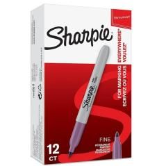 Sharpie rotulador permanente fine frambuesa caja -12u- - Imagen 1