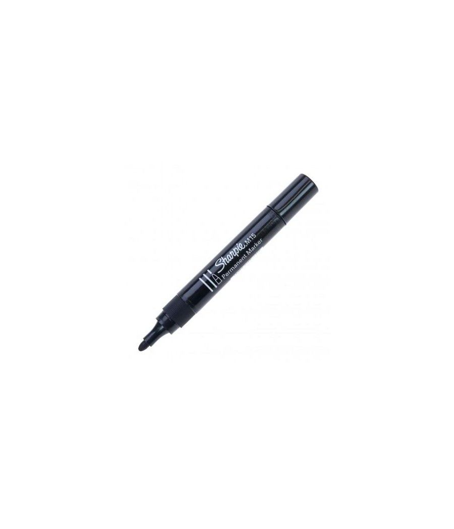 Sharpie marcador permanente negro m15 punta redonda -12u- - Imagen 1