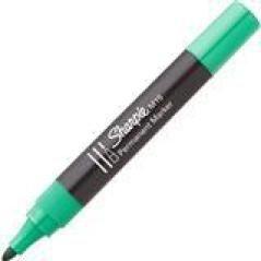 Sharpie marcador permanente verde m15 punta redonda caja 12 ud