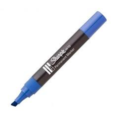 Sharpie marcador permanente azul w10 punta biselada -12u- - Imagen 1