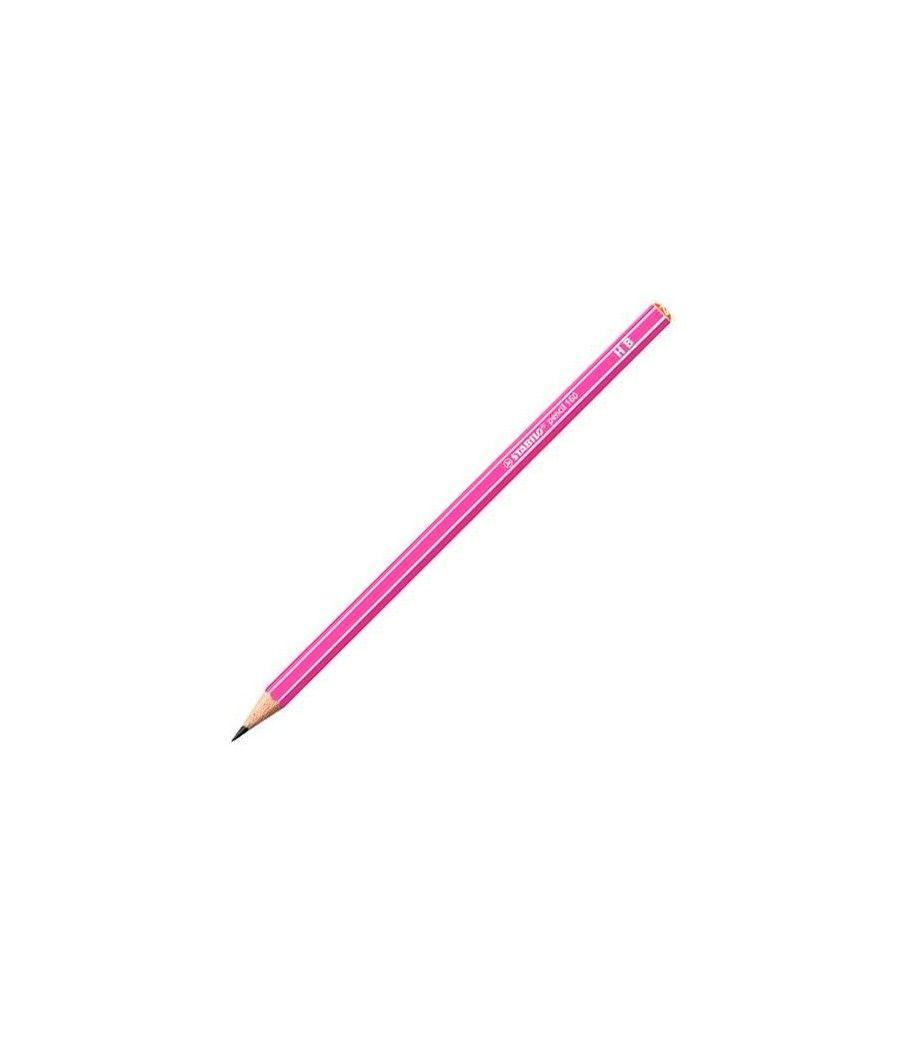 Stabilo lÁpiz grafito pencil 160 hb rosa -12u- - Imagen 1