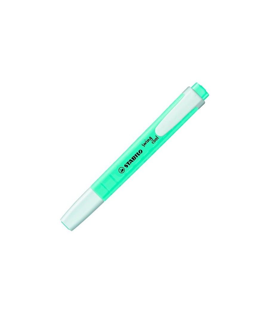 Stabilo swing cool marcador fluorescente turquesa pastel -10u- - Imagen 1