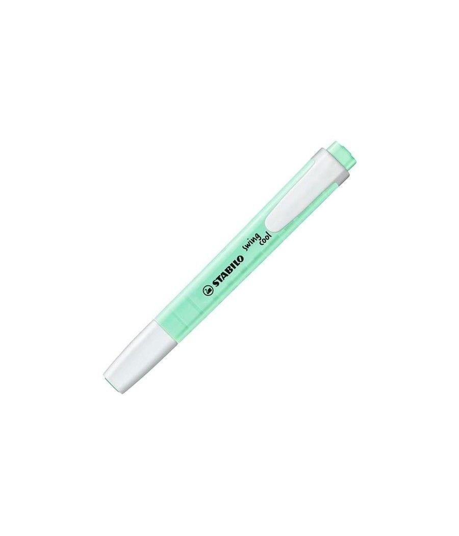 Stabilo swing cool marcador fluorescente menta pastel -10u- - Imagen 1