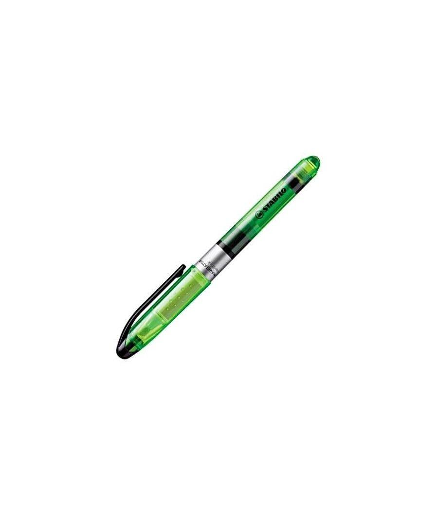 Stabilo navigator marcador fluorescente verde -10u- - Imagen 1