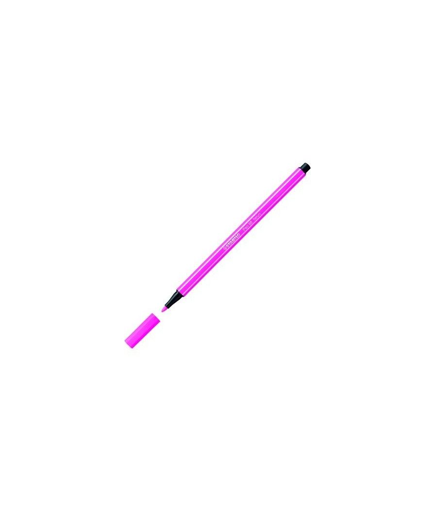 Stabilo pen 68 rotulador rosa fluorescente -10u- - Imagen 1