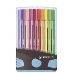 Stabilo pen 68 rotulador estuche 20 colores parade antracita-azul -20u- - Imagen 1