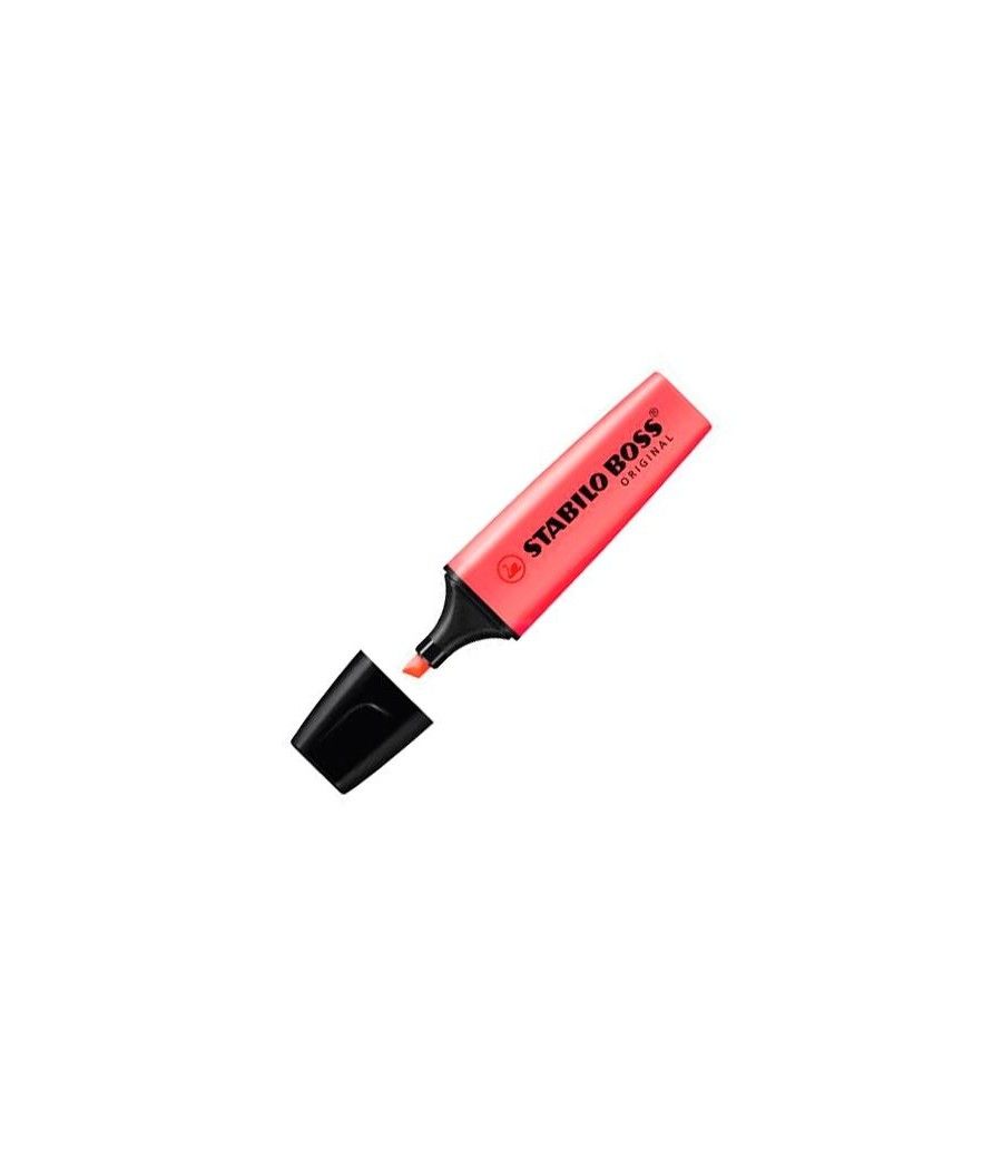 Stabilo boss marcador fluorescente rojo -10u- - Imagen 1