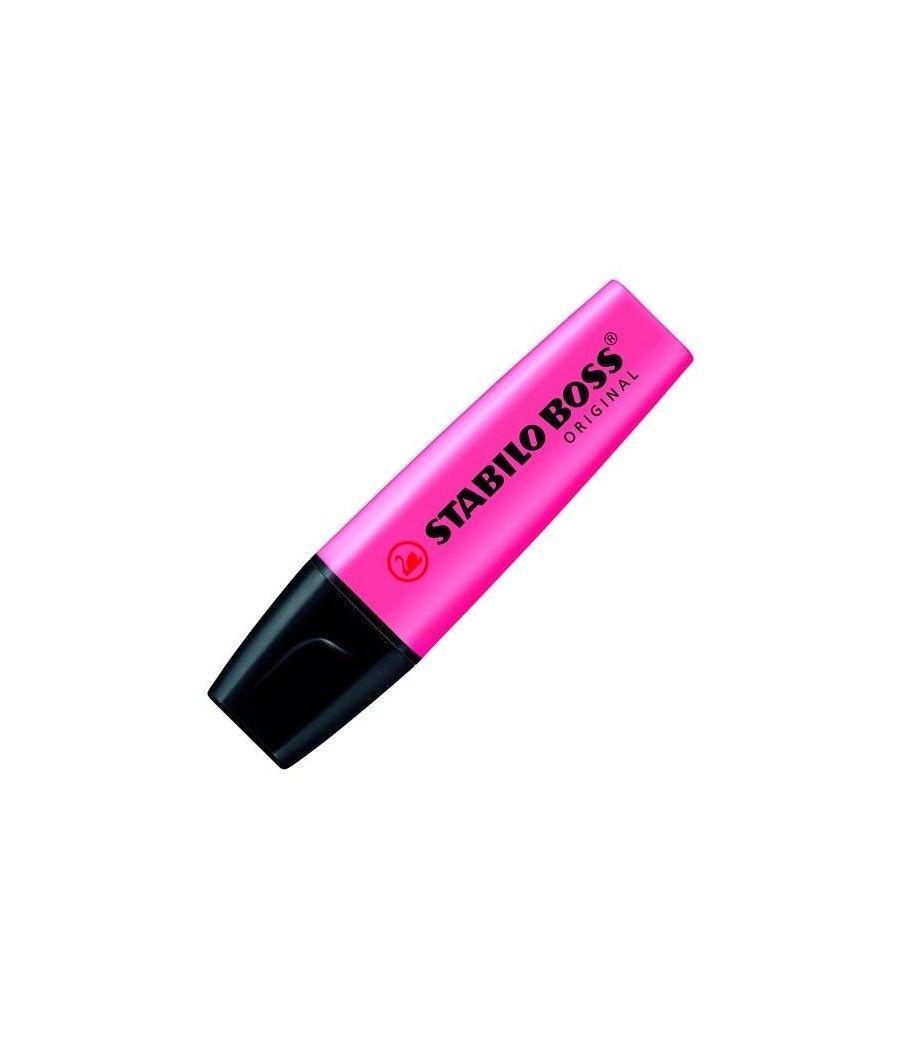 Stabilo boss marcador fluorescente rosa - Imagen 1