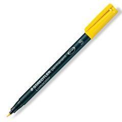 Staedtler rotulador permanente lumocolor 313-1 s amarillo -10u- - Imagen 1