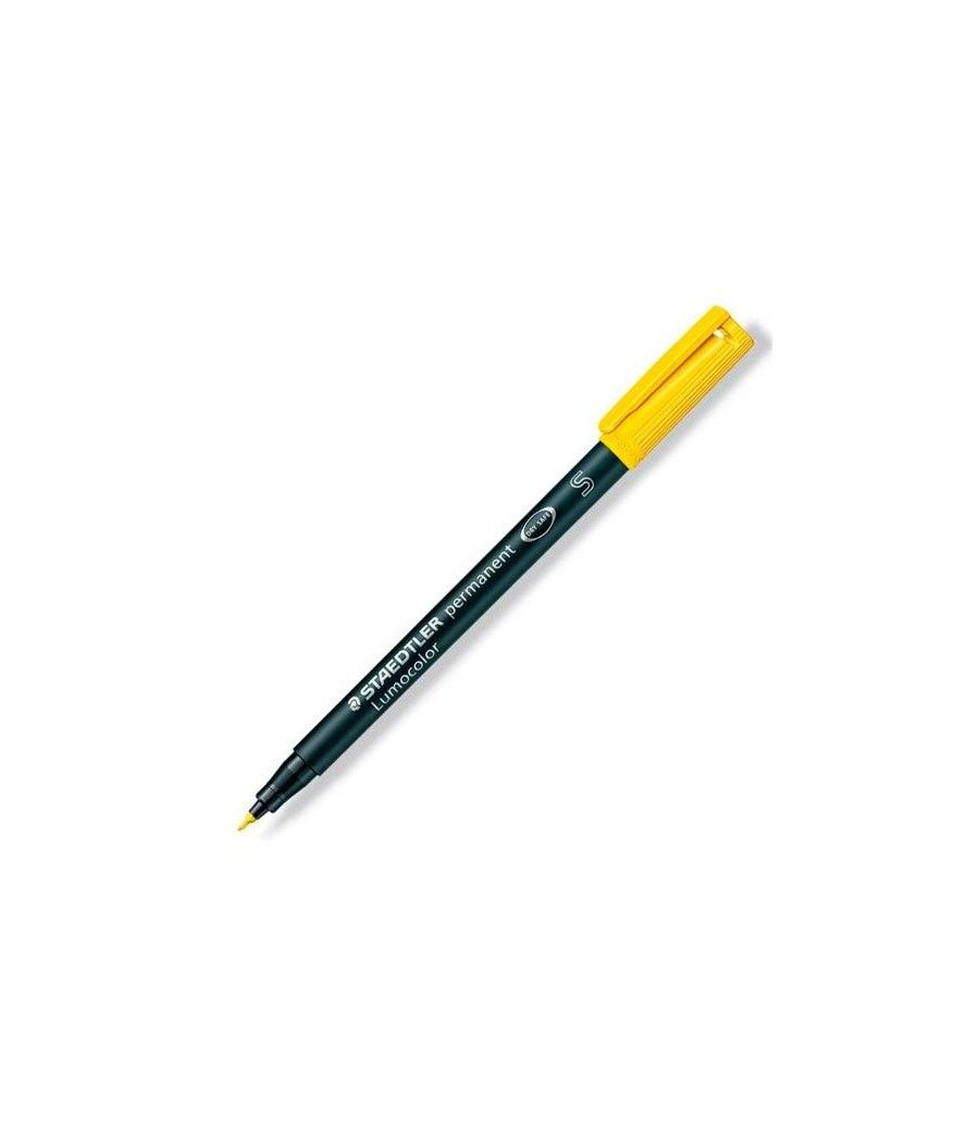 Staedtler rotulador permanente lumocolor 313-1 s amarillo -10u- - Imagen 1