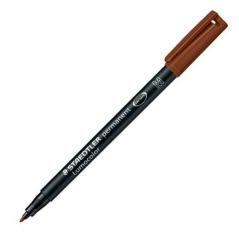 Staedtler rotulador permanente lumocolor 317-7 m marron -10u- - Imagen 1