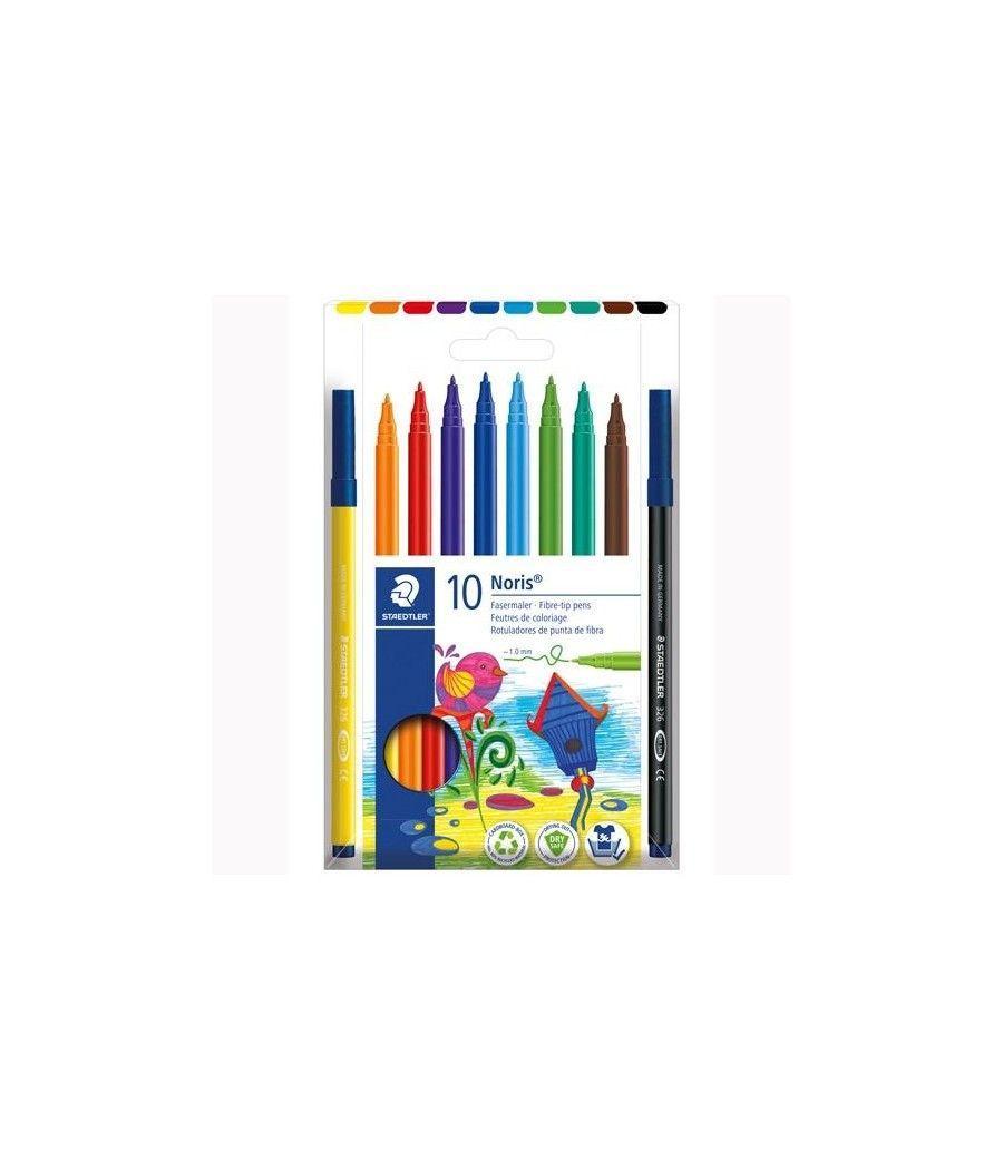 Staedtler estuche 10 rotuladores noris 326 c/surtidos - Imagen 1