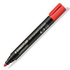Staedtler marcador permanente lumocolor 352-2 rojo -10u- - Imagen 1