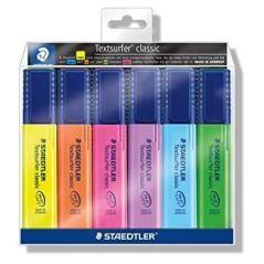 Staedtler marcador fluorescente textsurfer clasic 6 colores surtidos -6u- - Imagen 1