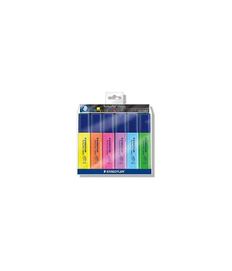 Staedtler marcador fluorescente textsurfer clasic 6 colores surtidos -6u- - Imagen 1