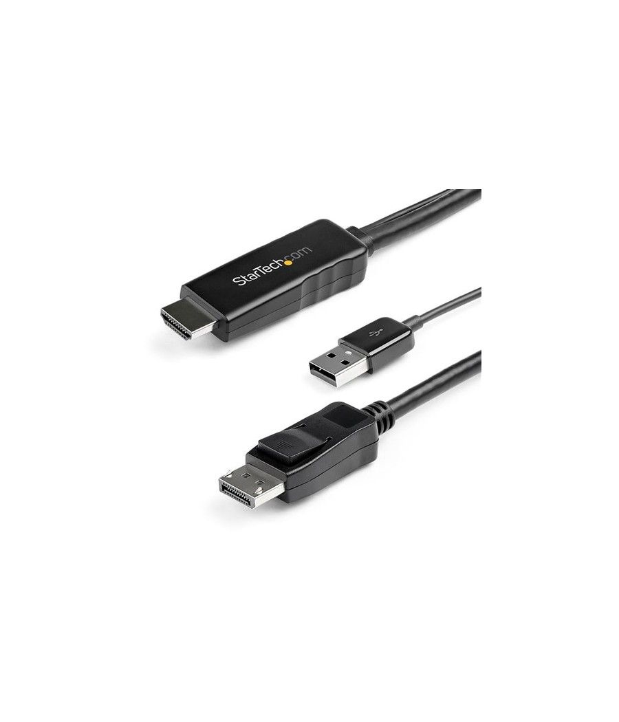 StarTech.com Cable de 2m HDMI a DisplayPort - 4K 30Hz - Imagen 1