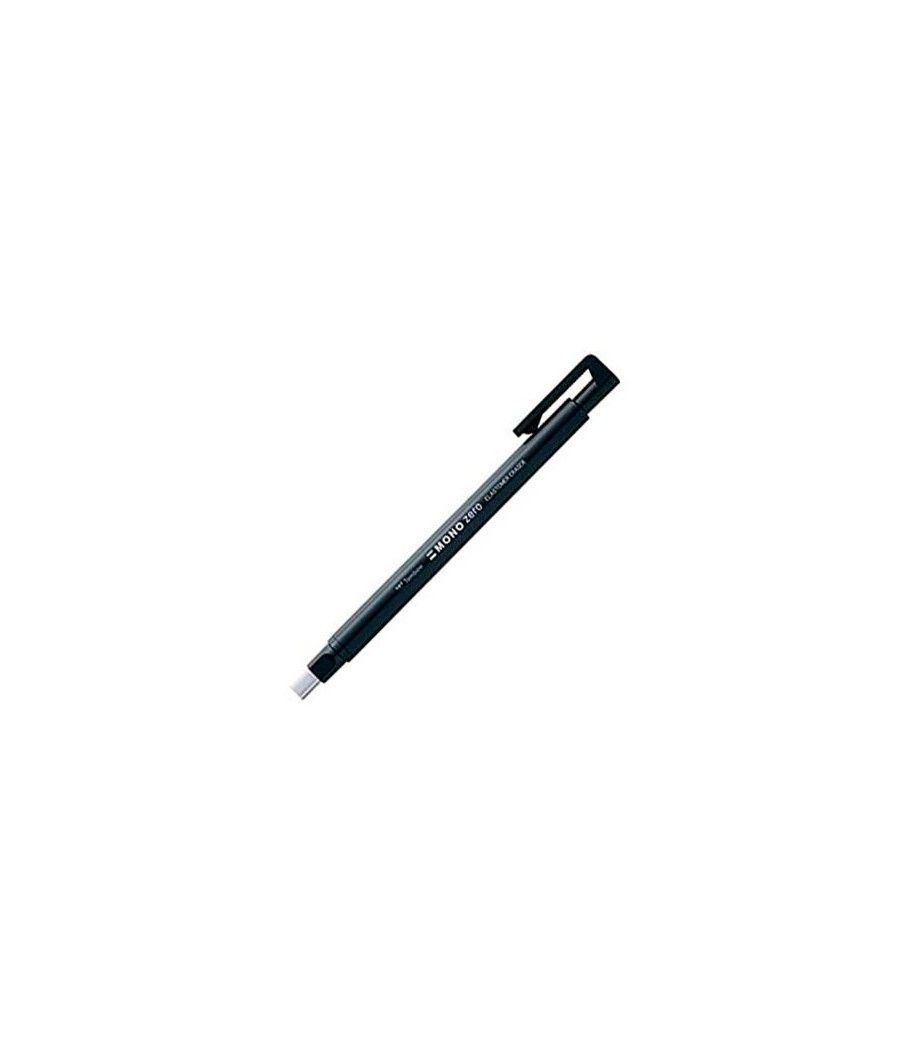Tombow mono zero lÁpiz borrador de precisiÓn punta 2,5x5mm rectangular cuerpo negro - Imagen 1