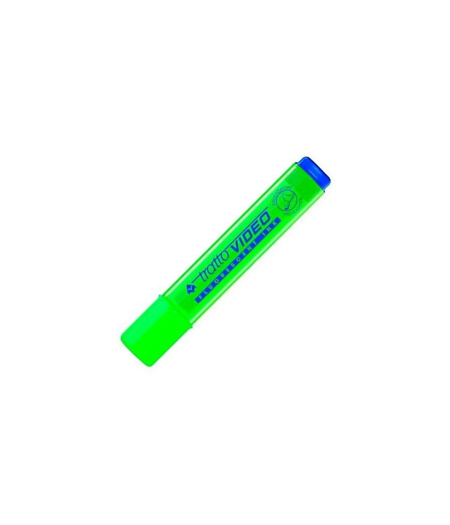 Tratto video marcador fluorescente verde -12u- - Imagen 1