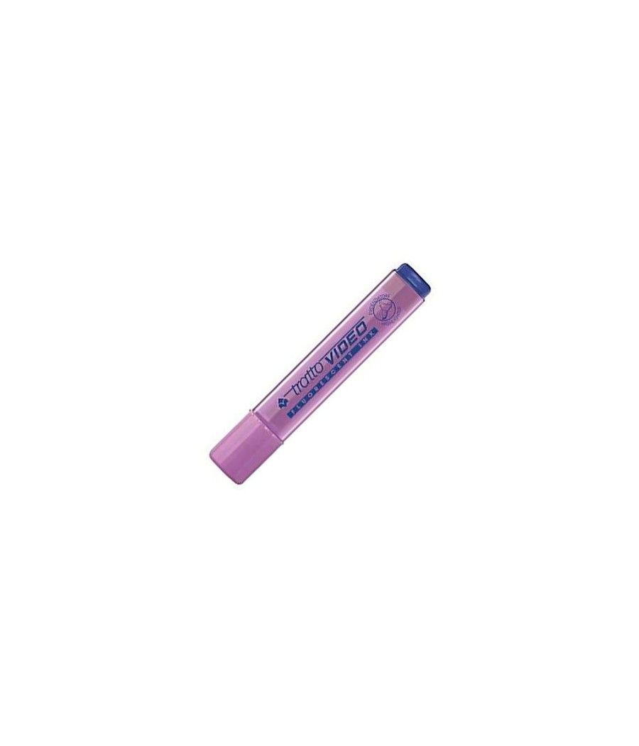 Tratto video marcador fluorescente violeta/lila -12u- - Imagen 1
