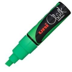 Uniball marcador de tiza liquida pwe-8k verde fluor -6u- - Imagen 1