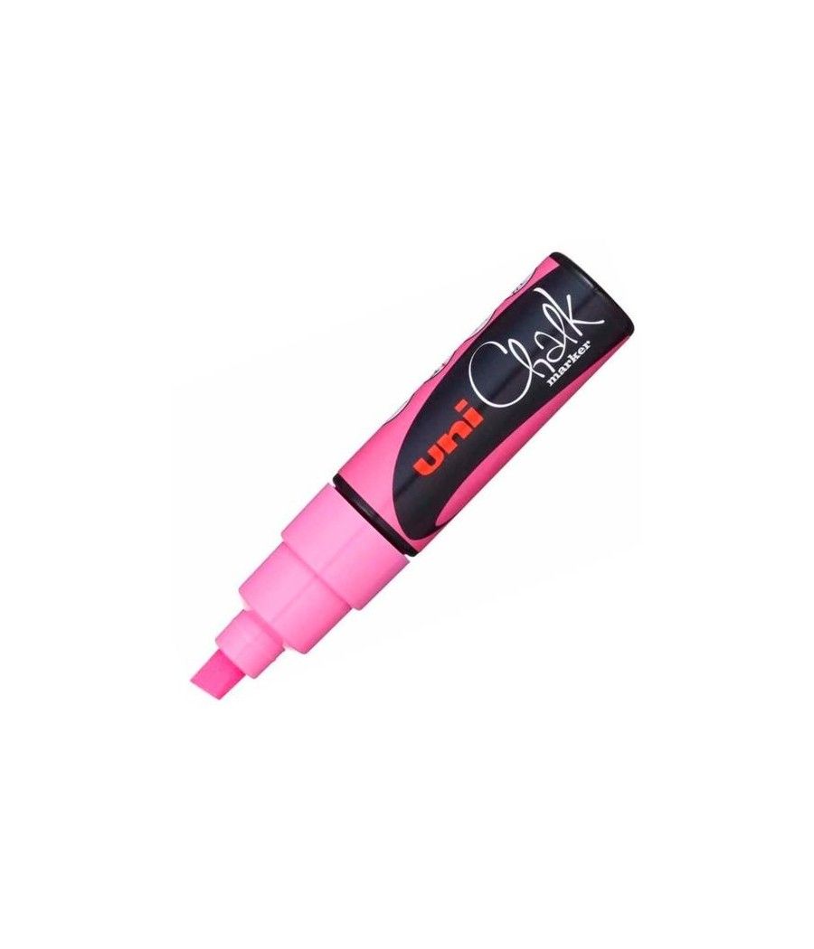 Uniball marcador de tiza liquida pwe-8k rosa fluor -6u- - Imagen 1