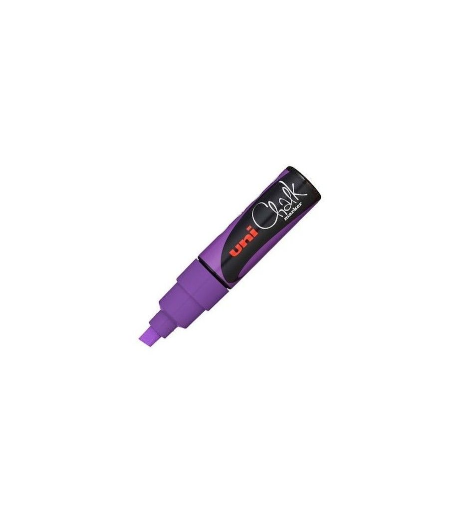 Uniball marcador de tiza liquida pwe-8k violeta -6u- - Imagen 1