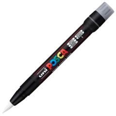 Uniball marcador posca pcf-350 no permanente punta acrÍlica estilo pincel blanco - Imagen 1