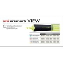 Uniball marcador fluorescente uni promark view usp-200 verde fluor -12u- - Imagen 1