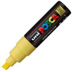 Uniball marcador posca pc-8k no permanente punta biselada 8.0mm amarillo - Imagen 1