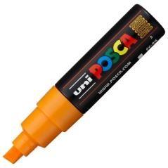 Uniball marcador posca pc-8k no permanente punta biselada 8.0mm naranja medio - Imagen 1