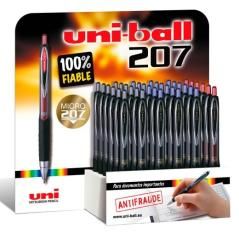 Uniball expositor rollerball signo 207/3d retrÁctil rojo-azul-negro -36u- - Imagen 1
