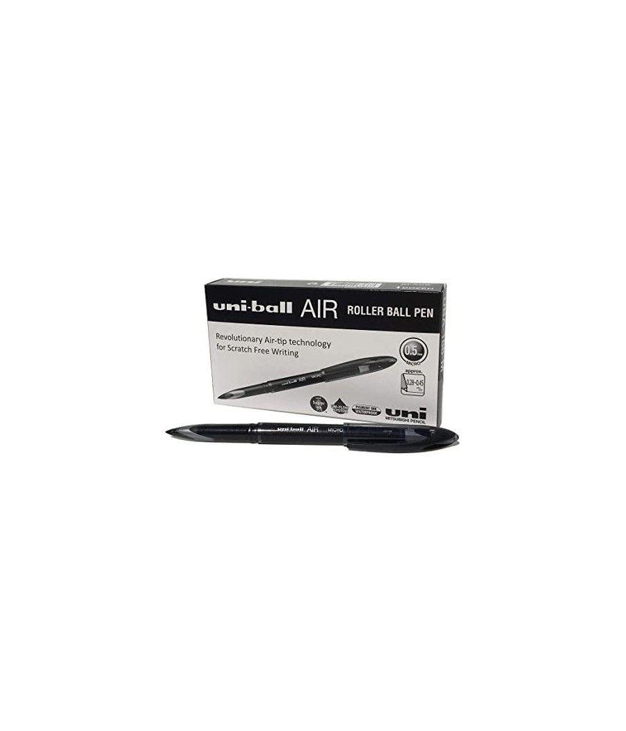 Uniball rollerball air micro uba-188-m negro -12u- - Imagen 1