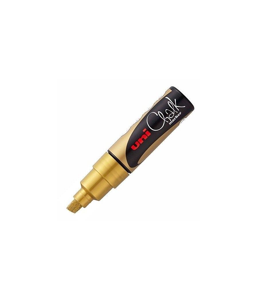 Uniball marcador de tiza liquida pwe-8k oro -6u-