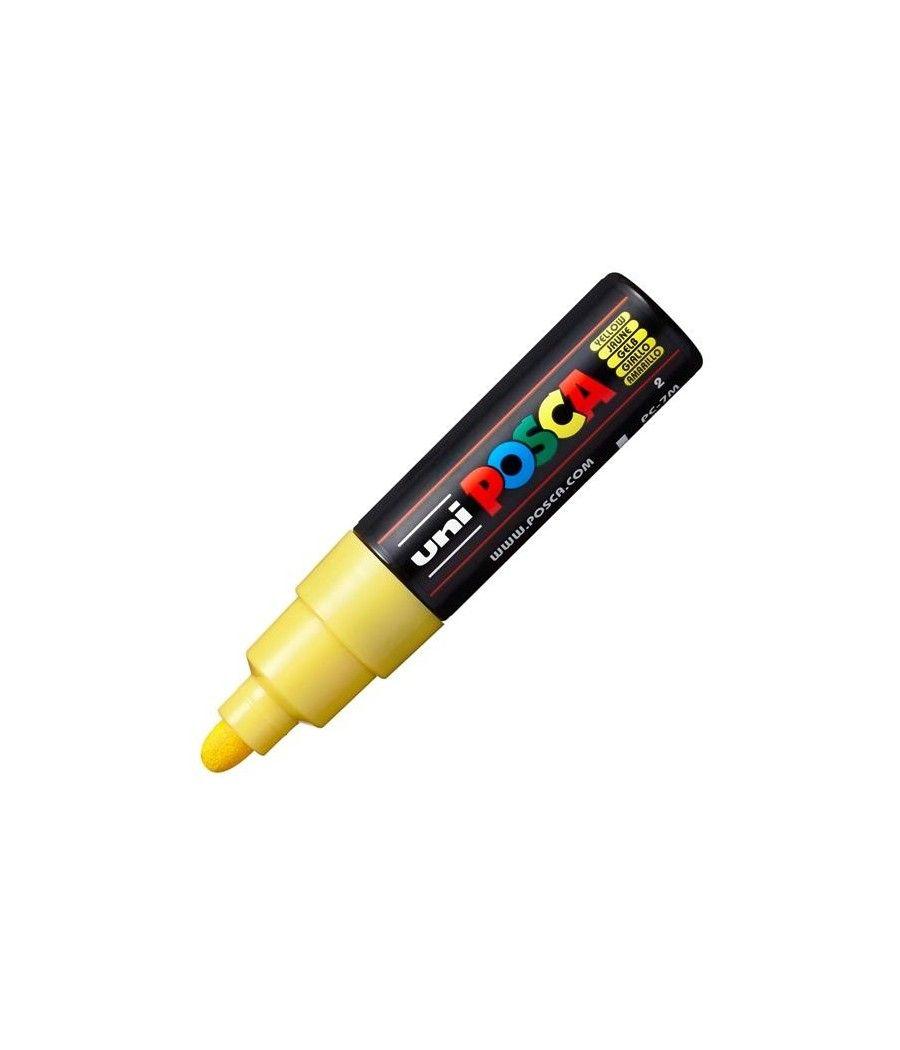 Uniball marcador posca pc-7m no permanente punta forma de bala 4,5-5,5mm amarillo - Imagen 1