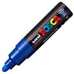 Posca marcador pc-7m no permanente punta forma de bala 4,5-5,5mm azul