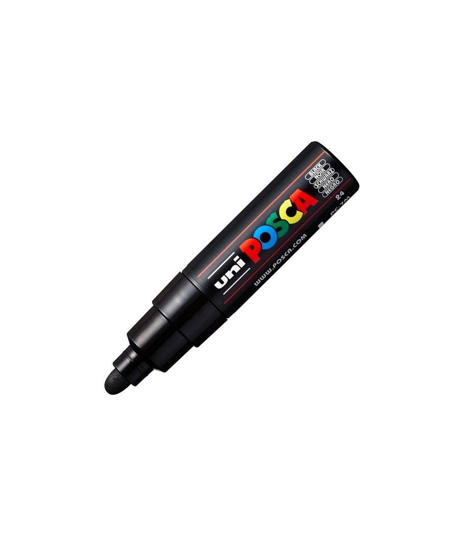 Uniball marcador posca pc-7m no permanente punta forma de bala 4,5-5,5mm negro - Imagen 1
