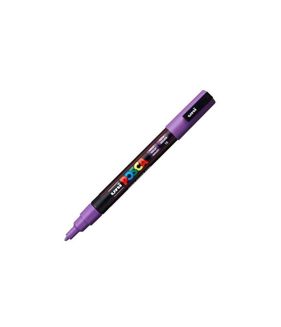 Uniball marcador posca pc-3m punta cÓnica 0,9 - 1,3 mm violeta - Imagen 1